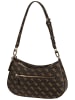 Guess Handtasche Noelle II Top Zip SHB 72180 Logo in Brown