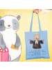 Mr. & Mrs. Panda Tragetasche Religionslehrer Herz mit Spruch in Sky Blue