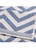 NORTHRUGS In- & Outdoor Wendeteppich Palma Blau Creme