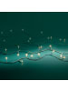 LUMINEO Lichterkette BASIC 40 LED 3 m, transparentes Kabel in warm weiß