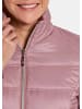 GOLDNER Kurzgröße:  Übergangsjacke mit Muster-Mix in rosé