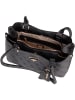 Guess Handtasche Meridian 2 Shoulder SAT in Coal Logo