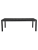 ebuy24 Gartentisch Efour Schwarz 275 x 100 cm