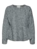 Vero Moda Strickpullover in Medium Grey Melange