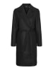 Vero Moda Eleganter Mantel mit Bindegürtel Legere Coat Winterjacke in Schwarz