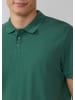 QS Polo-Shirt in 7878_tannengrün
