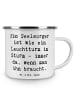 Mr. & Mrs. Panda Becher Spruch Seelsorger Leuchtturm mit Spruch in Weiß
