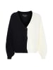 FENIA Damen Sweater in SCHWARZ WEISS