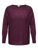 ONLY Carmakoma Strickpullover in Cabernet 1