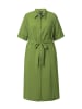 Ulla Popken Hemdblusenkleid in grasgrün