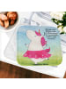 Mr. & Mrs. Panda Topflappen Einhorn Ballerina Design mit Spruch in Weiß