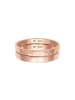 Elli Ring 925 Sterling Silber Ring Set in Rosegold