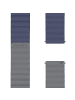 WRISTR Armband Verto in Indigo / Grau
