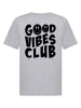 Merchcode Merchcode Kids Good Vibes Club Front for Light -  Basic Tee in heather grey