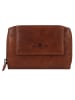 Greenburry Newport Geldbörse RFID Schutz Leder 14 cm caramel
