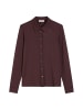Marc O'Polo Jersey-Bluse regular in Black Cherry