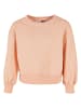 Urban Classics Urban Classics Damen Girls Oversized Color Melange Crewneck in papaya melange