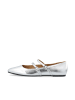 Bianco Mary Jane Schuhe in Silver