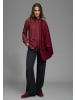 Laura Scott Schluppenbluse in bordeaux