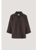 Hessnatur Bluse in kakao braun