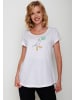 GreenBomb T-Shirt Animal Bird Fine in Weiß