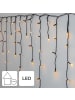 STAR Trading LED Lichtervorhang ,Golden Warm White', 480 LEDs, 12m in Silber