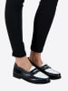 G.H. Bass & Co. Loafer Weejuns Penny in Black and White Leather