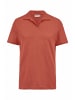 Hessnatur Hessnatur Jersey Polo Relaxed aus Leinen und Bio-Baumwolle in terrakotta