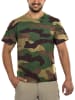 Normani Outdoor Sports Herren Tactical T-Shirt Tropen in Woodland