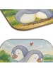 Mr. & Mrs. Panda Tischuntersetzer Pinguine Kuscheln Design ohne ... in Weiß