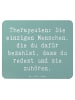 Mr. & Mrs. Panda Mousepad Spruch Wunderbare Therapeutin mit Spruch in Meeresbrise