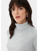 comma CI Strickpullover langarm in Grau