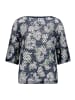 Betty Barclay Strickpullover mit Print in Dark Blue/Beige