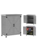 Gartenschrank,79cm x 43cm x 92cm,grau