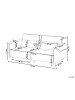 Beliani 3-Sitzer Sofa WETLAN in Braun/Schwarz - (W) 192 x (H) 84 x (L) 85 cm