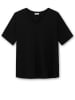 sheego T-Shirt in schwarz