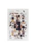 KADIMA DESIGN Teppich Waschbar Flachgewebe Patchwork Design Polyester Wohnzimmer