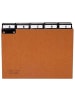 Durable Leitregister A4 quer A-Z Pressspan 5/5-Teilung braun