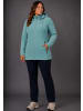 Polarino Fleecejacke in blau grau