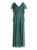 Vera Mont Abendkleid im Glitzer-Look in Green/Grey