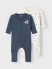 name it 2er-Pack Schlafanzug in Jet Stream