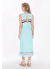 IZIA Women Dress in turquoise multicolor