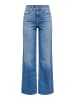ONLY Jeans mit weitem Bein in Medium Blue Denim