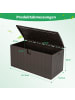 COSTWAY Gartenbox 400 L in Braun