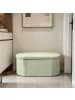 relaxdays Sitzbank in Salbei - (B)76 x (H)38 x (T)38 cm