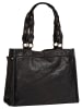 Samantha Look Shopper echt Leder in schwarz