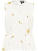DreiMaster Vintage Damen Top in Wollweiss Gelb