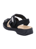 rieker Komfort Sandalen in Schwarz