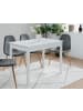 Furn.Design Esstisch weiß 110 x 67 cm, Küchentisch in modernem Design