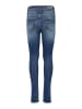 KIDSONLY Mädchen Skinny Fit Jeanshose mit Fransensaum in Blau